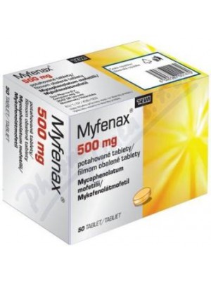Myfenax 500mg. 50 tablets